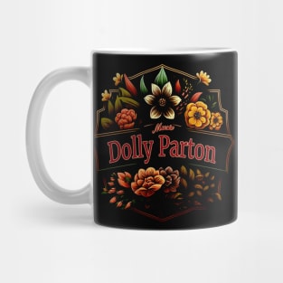 Dolly Parton Flower Vintage Mug